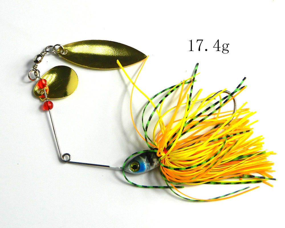 Hot-2016-Spinnerbait-Mixed-Weight-5-Colors-Metal-Fishing-Spoon-Jigs-Skirt-Silicone-Fishing-Lures-Spi-32598420649