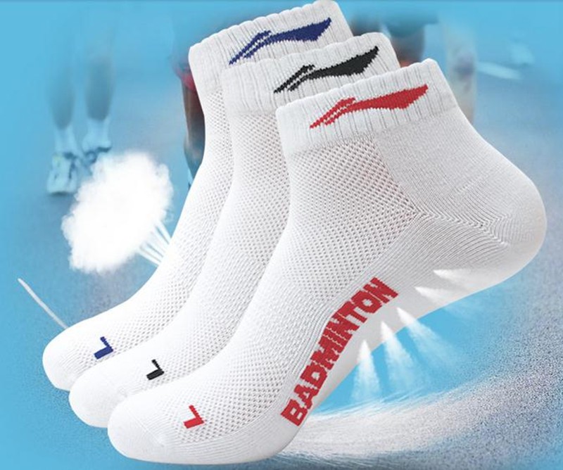 Hot-3-pairslot-Lining-Men39s-BadmintonTennis-MaleampFemale-Cotton-Socks--Professional-Short-Adult-Sp-32695388171