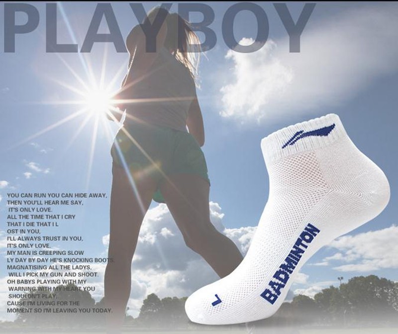 Hot-3-pairslot-Lining-Men39s-BadmintonTennis-MaleampFemale-Cotton-Socks--Professional-Short-Adult-Sp-32695388171