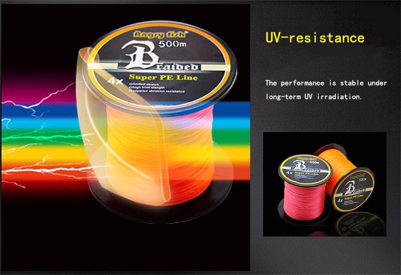 Hot-New-500m-4x-Braided-Fishing-Line-11-Colors-Super-PE-Line-Strong-Strength-32665237243