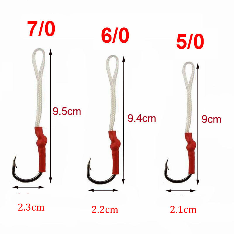 JSM-50pcslot-Stainless-Steel-Fishing-Hook-With-PE-Line-Fly-Tying-Jig-Assist-Bait-Fish-hooks-Carp-Fis-32724553294