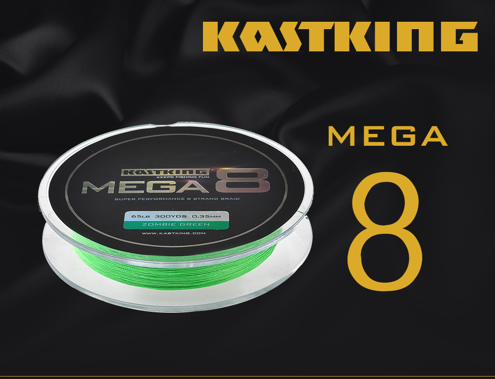 KastKing-Brand-2017-Mega8-Braid-Line-300Yds274M-014-050mm-8-Strands-Super-Strong-Braided-Fishing-Lin-32530691150