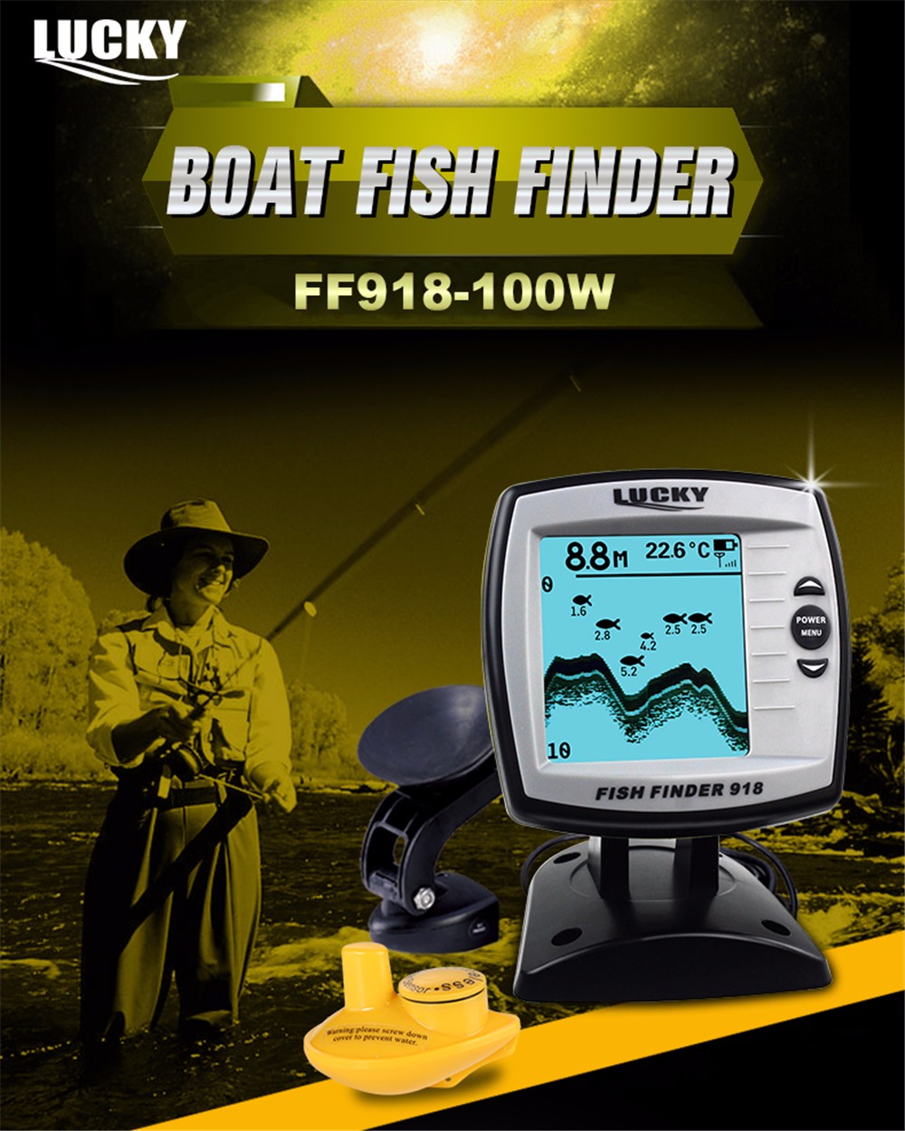 LUCKY-2-in-1-Fish-Finder-Wired--Wireless-Fishfinder-Depth-Sounder-Sensor-Transducer-Fish-Detector-Mo-32711647889