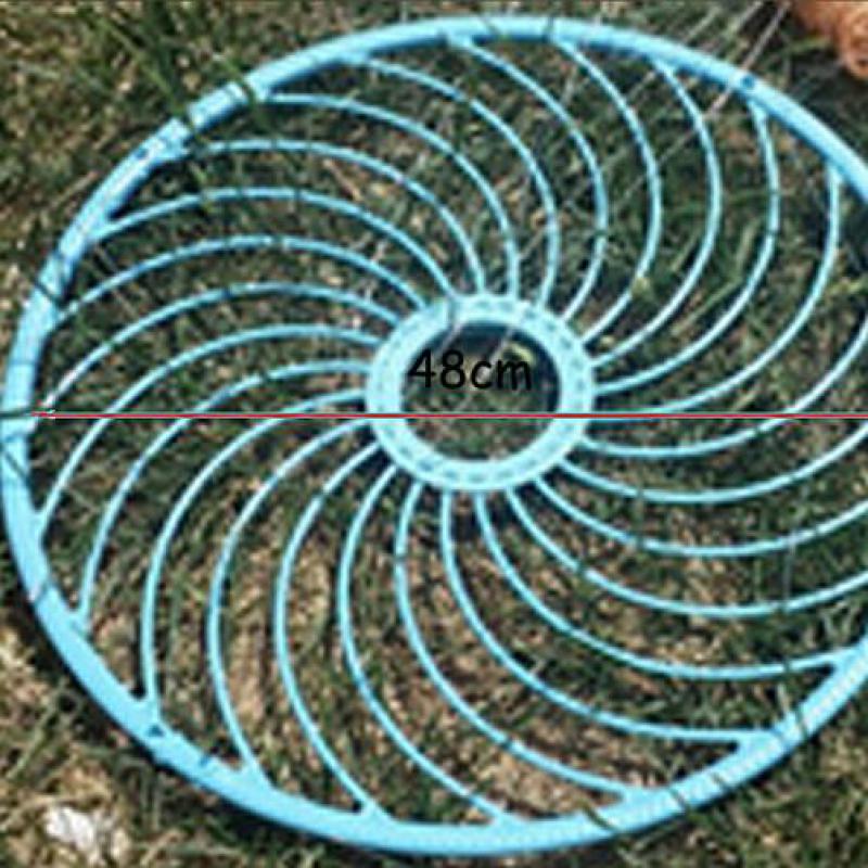 Lawaia-48cm-American-Fishing-Net-Ringslead-Sinkers-Frisbee-Net-Ringstire-Line-Rotary-Screen-Fishing--32585259614