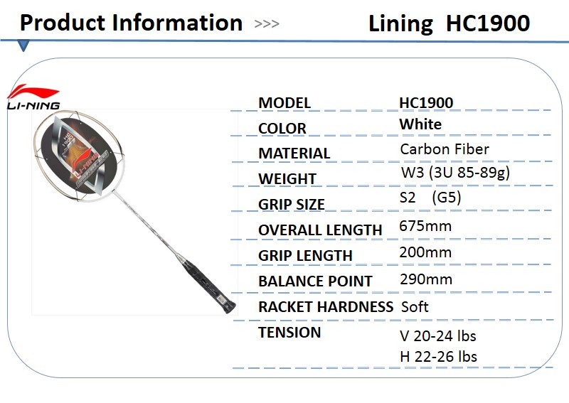 Li-Ning-Carbon-Fiber-Badminton-Racquet-HC-Series-1200-1900-Speed-Racket-Badminton-Orange-Racket-Whit-32769188384