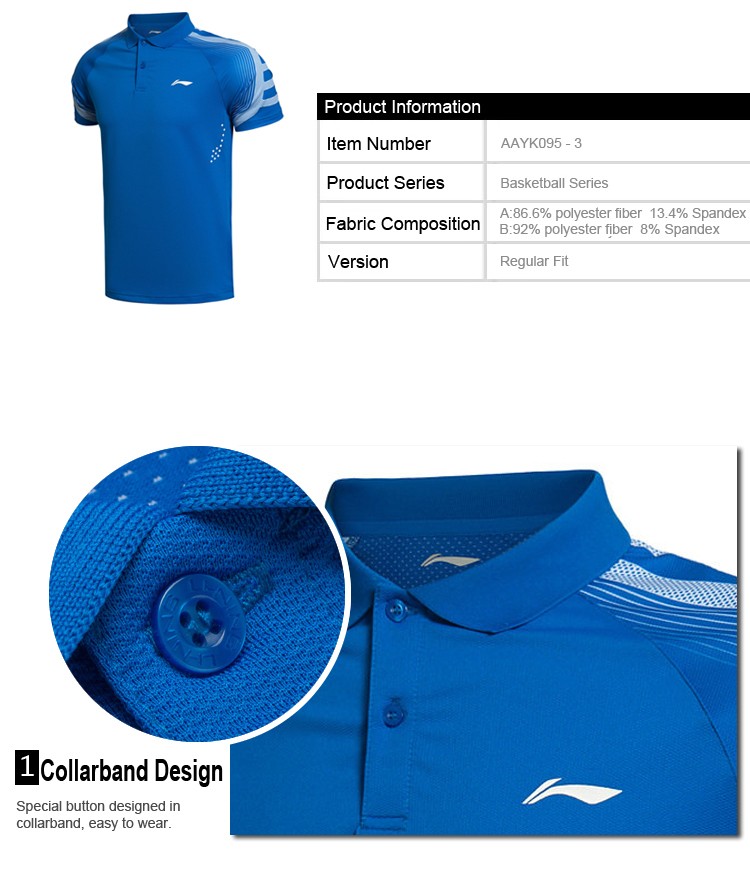 Li-Ning-Men39s-Badminton-Series-Training-T-Shirts-Quick-Dry-Flexible-Breathable-Match-Sports-T-Shirt-32687363509