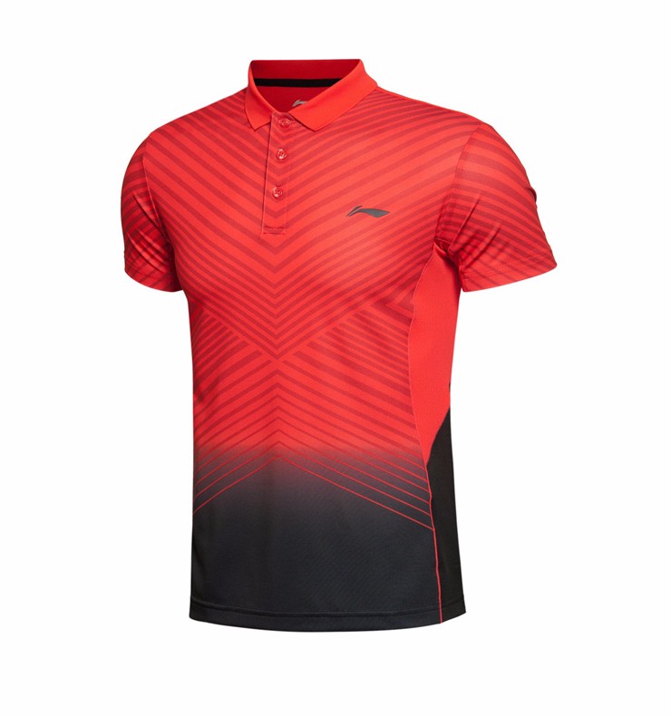 Li-Ning-Men39s-Professional-Badminton-Jersey-Li-Ning-Breathable-Stripe-Quick-Dry-Short-Sleeve-Sports-32677883744