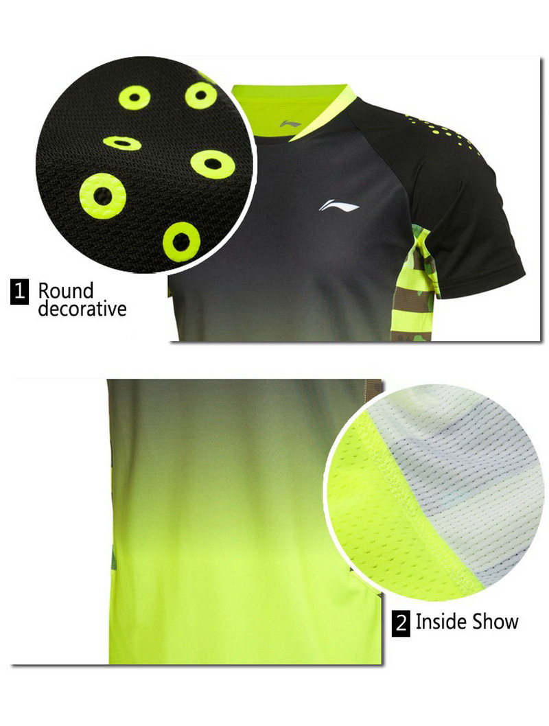 Li-Ning-Men39s-Professional-Badminton-Match-Jersey-Breathable-Quick-Dry-Short-sleeves-Li-Ning-Sleeve-32715708794