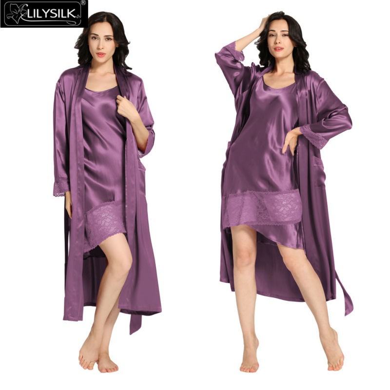 Lilysilk-100-Silk-Nightgown-Robe-Set-With-Pocket-Women-22-Momme-Long-Sleeve-Lace-Luxury-Lingerie-Pur-32611406964