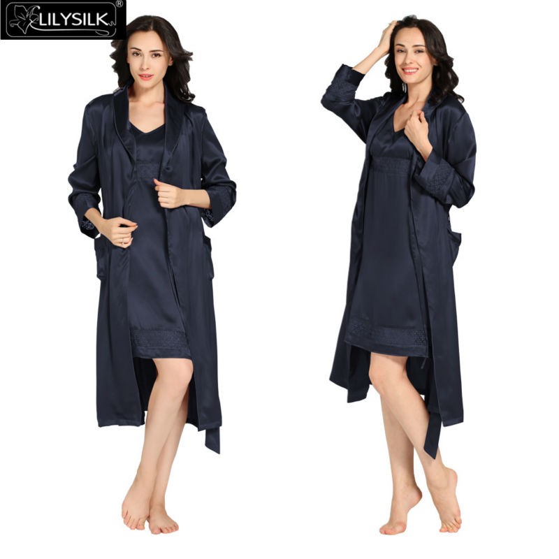 Lilysilk-100-Silk-Nightgown-Robe-Set-With-Pocket-Women-22-Momme-Long-Sleeve-Lace-Luxury-Lingerie-Pur-32611406964