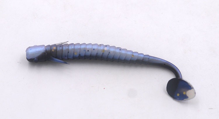 MCLURE-10pcslot--Fishing--Soft-Lures-80mm2g-Artificial-Loach-Fishing-Bait-Swimbait--T-Tail-Soft--Wor-32623834769