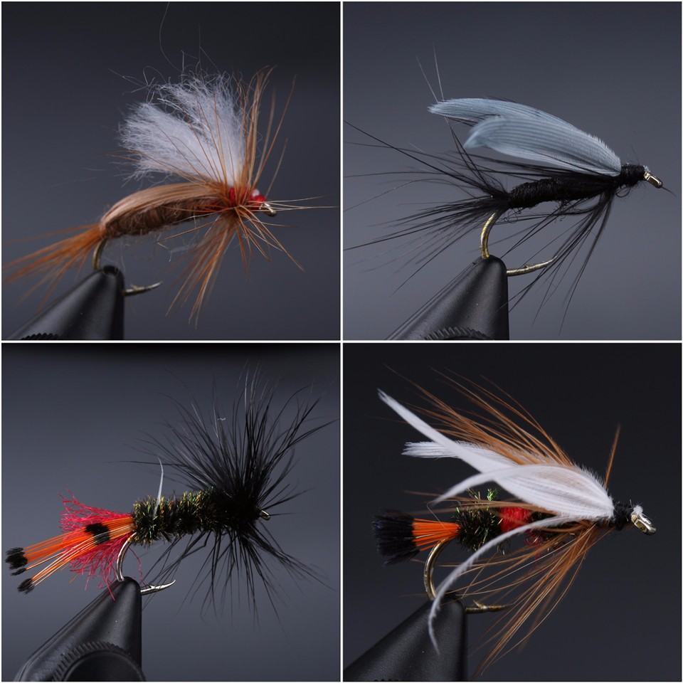 Maximumcatch-24Pieces-Mixed-Dry-Flies-Packset-Feather-Bait-Hook-Fly-Flies-Fish-Hook-Lures-Fishing-Fl-32759337071