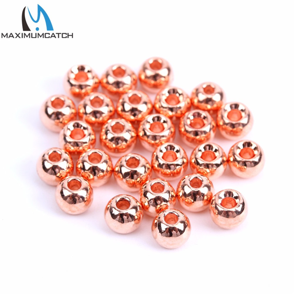 Maximumcatch-Best-Quality-25pcslot-20-46mm-Fly-Tying-Beads-Nymph-Head-Ball-Tungsten-Copper-Fly-Fishi-32243210662