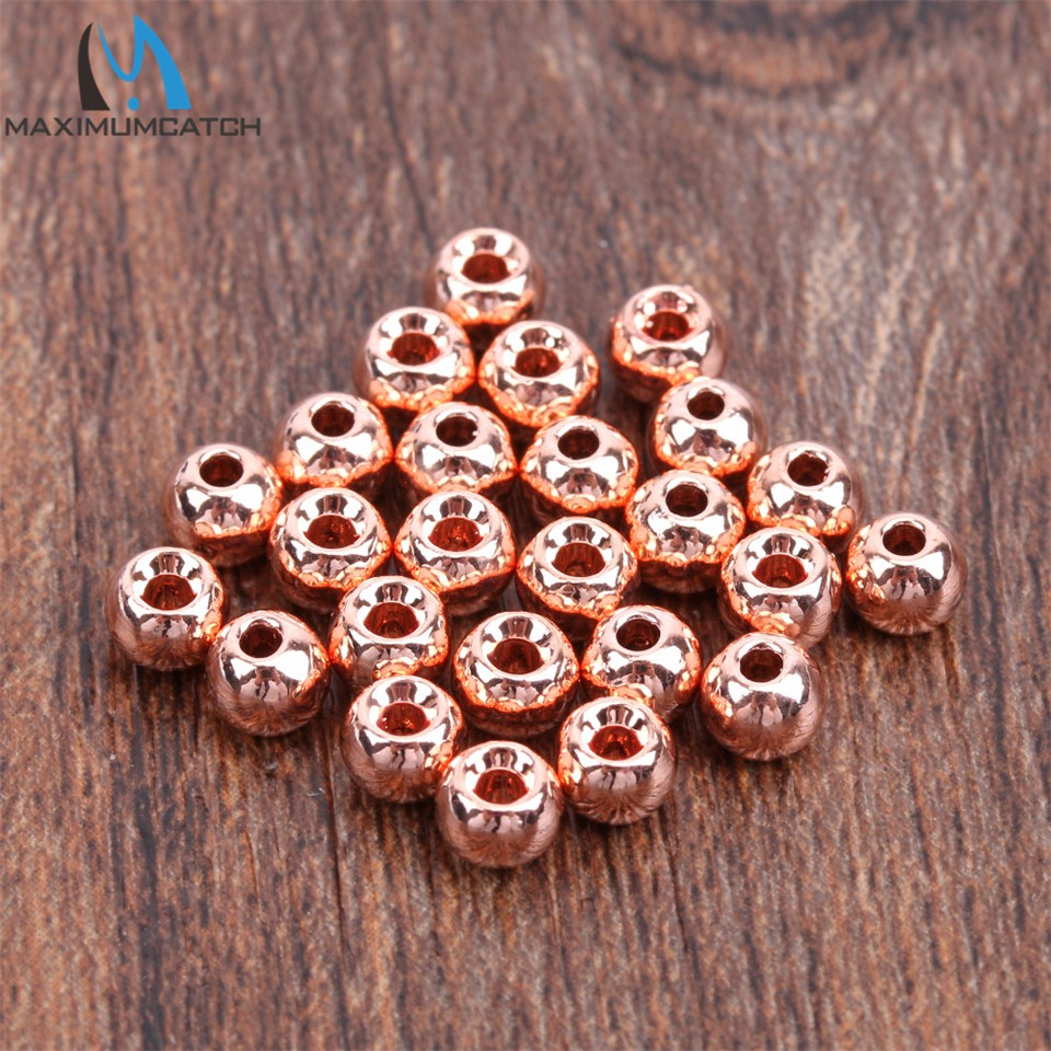 Maximumcatch-Best-Quality-25pcslot-20-46mm-Fly-Tying-Beads-Nymph-Head-Ball-Tungsten-Copper-Fly-Fishi-32243210662