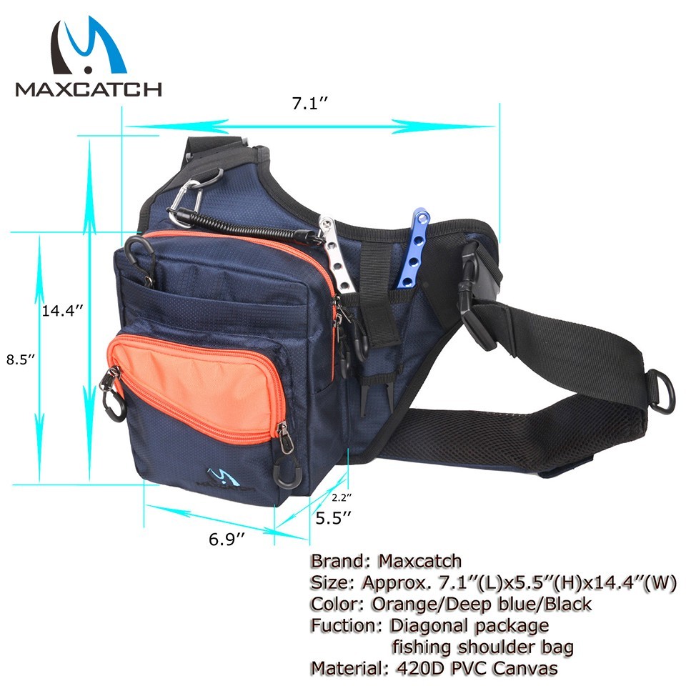 Maximumcatch-Fishing-Bag-Waterproof-Multi-Function-Fishing-Waist-Bag-Pack-Fishing-Sling-Bag-32755519615