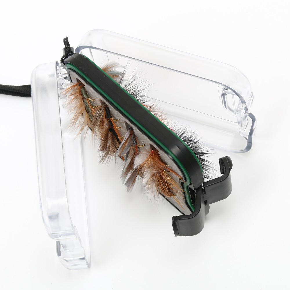 Maximumcatch-Fly-Fishing-Box-With-60pcs-fly-fishing-flies-hooks--Waterproof-plastic-double-side-lany-32255838125