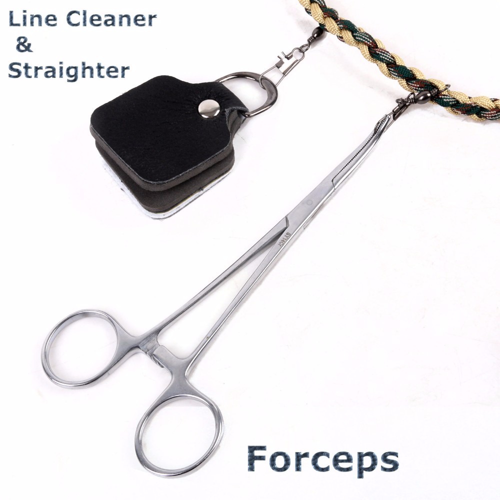 Maximumcatch-Fly-Fishing-Lanyard-WFishing-Forceps-Line-Cleaner-Nipper-Patch-Holder-Tools-32709083797