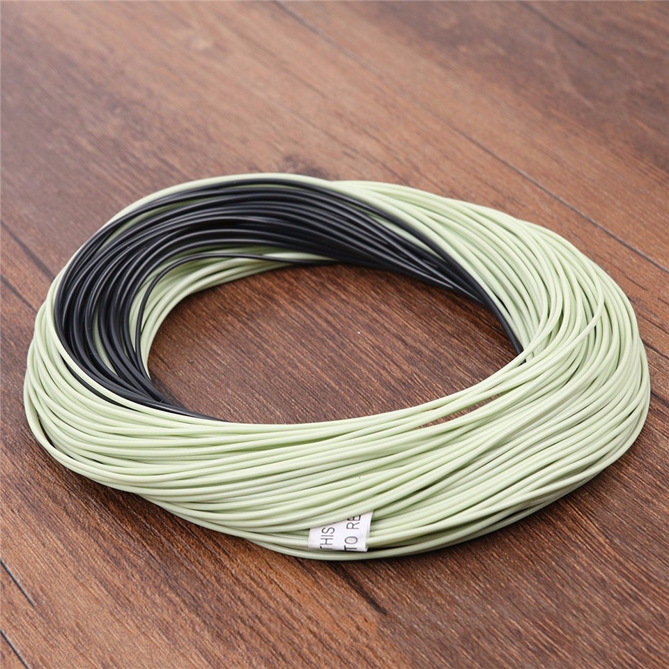 Maximumcatch-Fly-Fishing-Line-Double-Color-Weight-Forward-Floating-100FT--Fly-Line-With-Sinking-Tip--32250159674