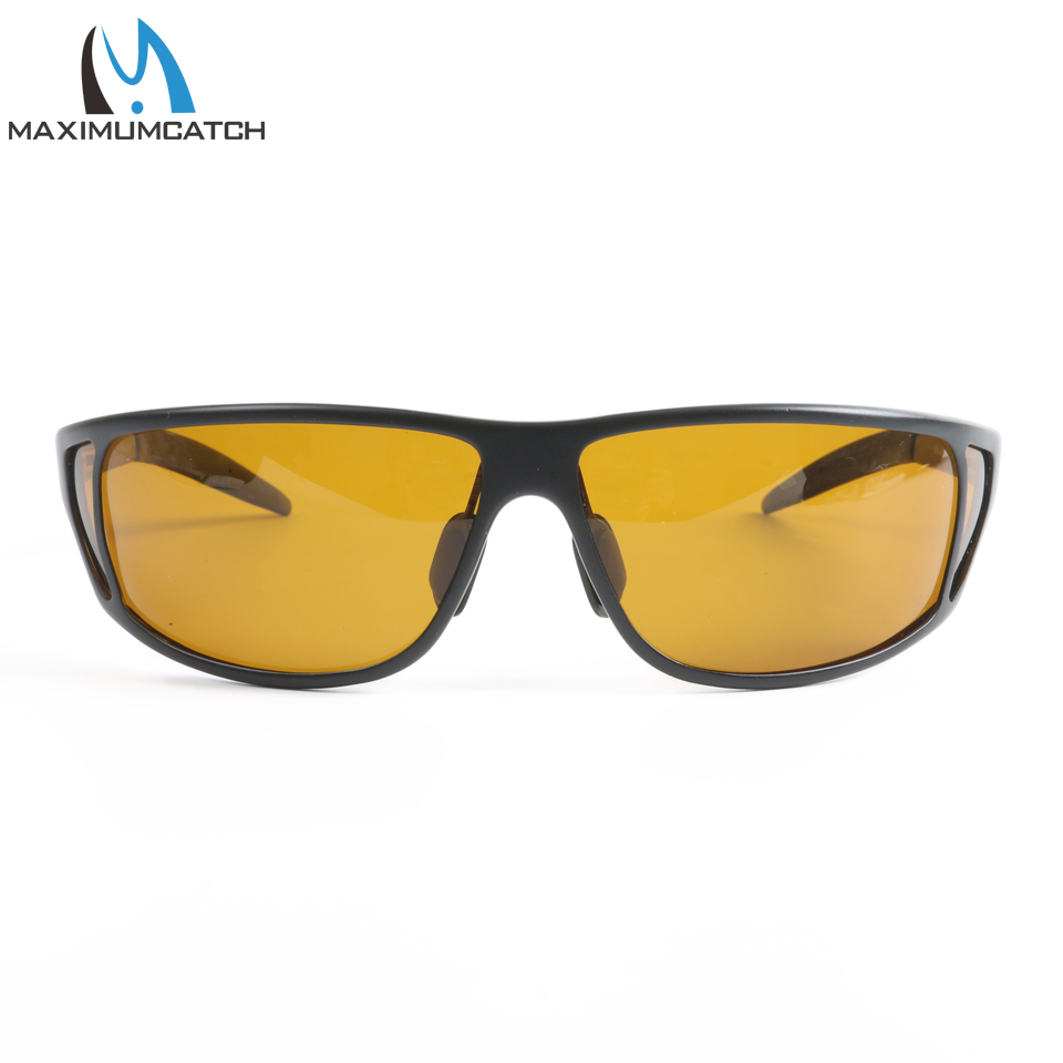 Maximumcatch-Titanium-Metal-Frame-Fly-Fishing-Polarized-Sunglasses-Brown-Yellow-And-Gray-To-Choose-F-32678990314