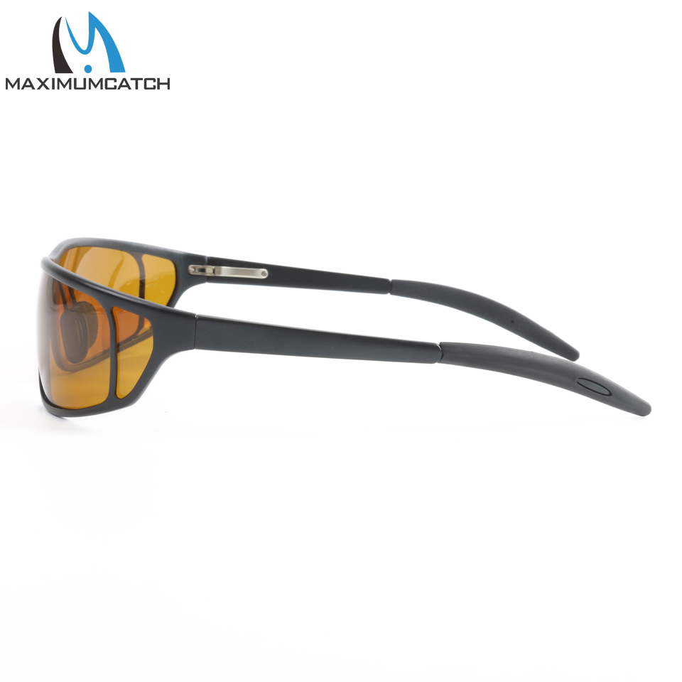 Maximumcatch-Titanium-Metal-Frame-Fly-Fishing-Polarized-Sunglasses-Brown-Yellow-And-Gray-To-Choose-F-32678990314