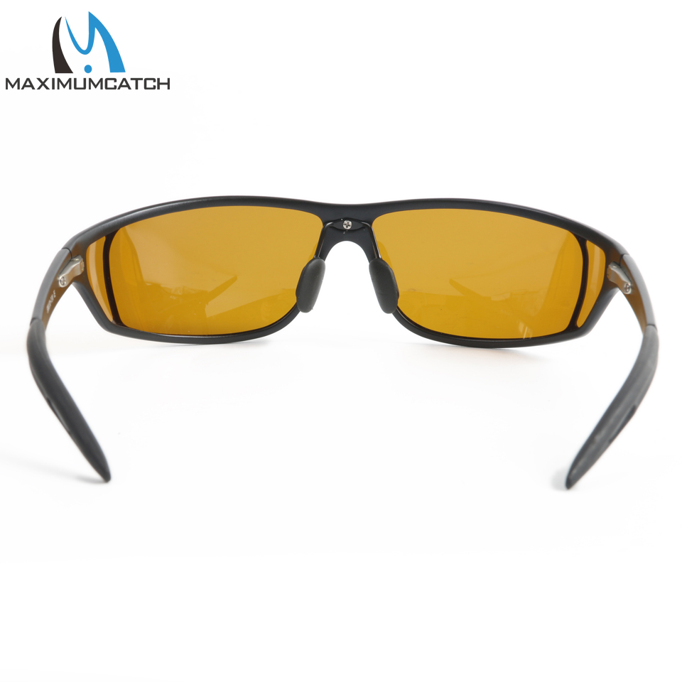 Maximumcatch-Titanium-Metal-Frame-Fly-Fishing-Polarized-Sunglasses-Brown-Yellow-And-Gray-To-Choose-F-32678990314