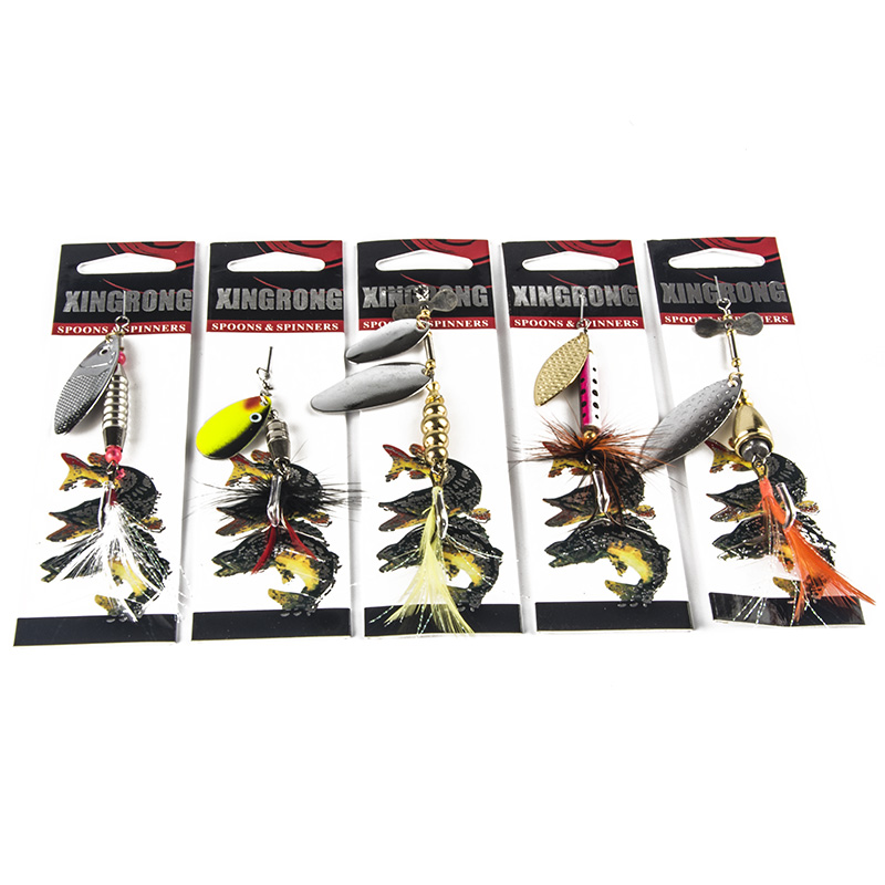 Metal-Spinner-Fishing-Bait-Spoon-7g-20g-Fishing-lure-SilverGold-Color-Retail-Box-Catfish-Bass-Lures--32658404677