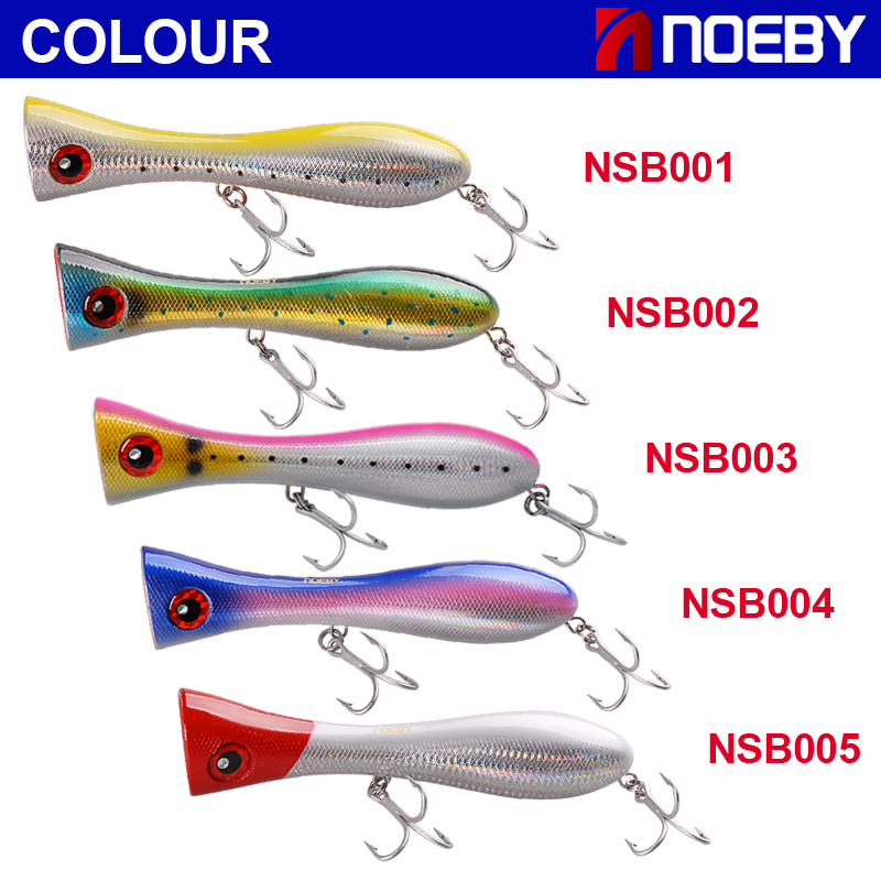 NOEBY-Fishing-Lures-205mm-130g-Popper-Top-Water-Leurre-Dur-De-Peche-Brochet-Nonnep-Isca-Pesca-Carp-H-32577775031