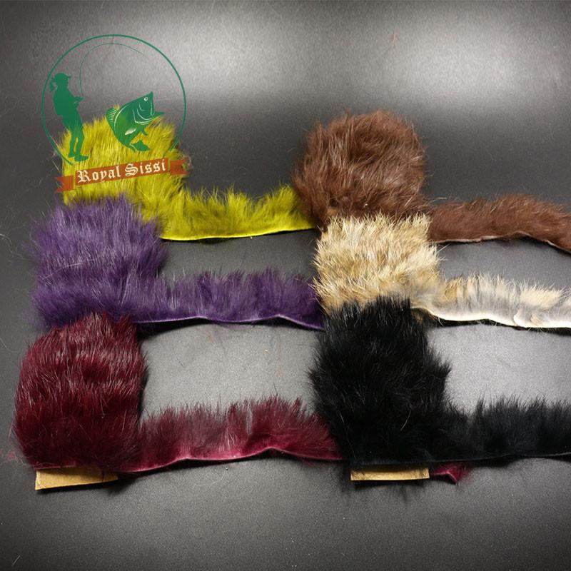 New-12colors-crosscut-Rabbit-Zonker-Strips-Wide-5mm-Genuine-fly-tying-Rabbit-hair-Fur-strip-hare-Rab-32434364157