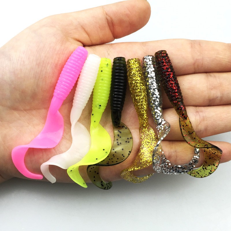 New-58mm182g-Vivid-Soft-Lures-12pcslot-Artificial-Loach-Fishing-Bait-Swimbait-Fishing-Worm-Fishing-T-32696694845