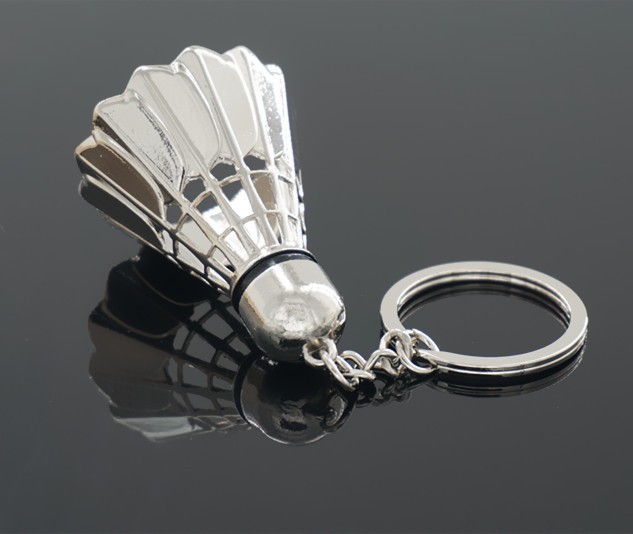 New-Arrival-Sports-Badminton-Ball-Stainless-Steel-Metal-Keychain-Key-Chains-Ring-Gift-32643963053