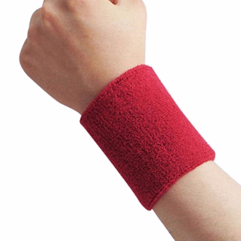 New-Cotton-Unisex-Sport-Sweatband-Wristband-Basketball-Wrist-Protector-Running-Badminton-Basketball--32722540323