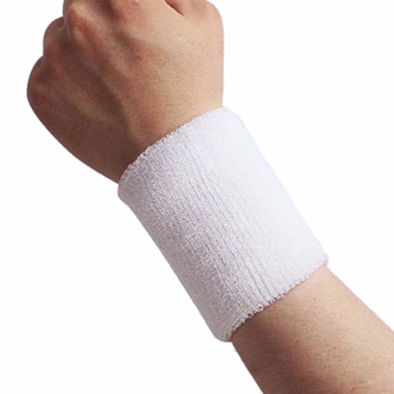 New-Cotton-Unisex-Sport-Sweatband-Wristband-Basketball-Wrist-Protector-Running-Badminton-Basketball--32722540323