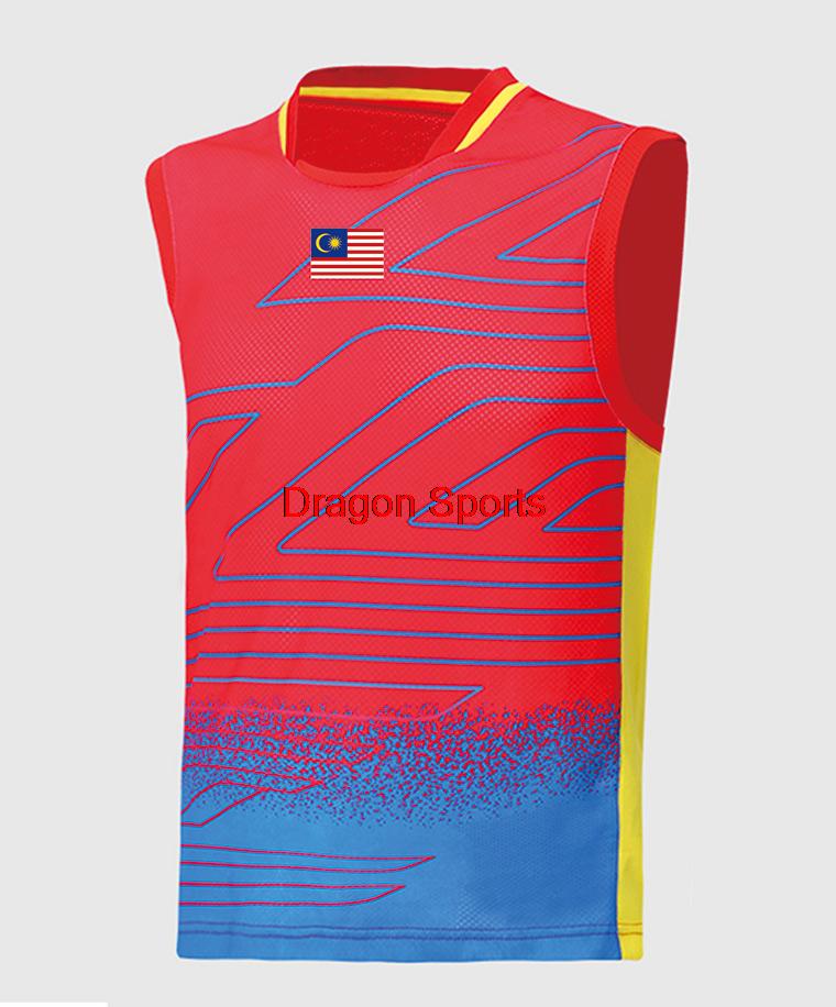 New-Malaysia-2016-Big-Game-badminton-Men39s-wear-sets-with-MY-Flag-player-sleeveless-sports-clothes--32759654640