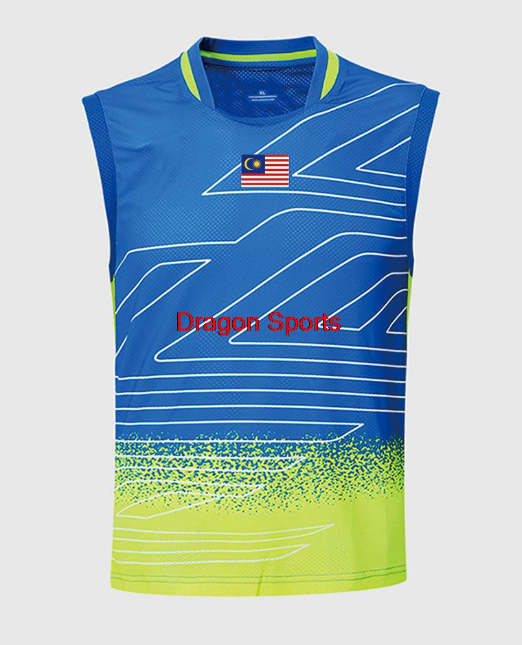 New-Malaysia-2016-Big-Game-badminton-Men39s-wear-sets-with-MY-Flag-player-sleeveless-sports-clothes--32759654640