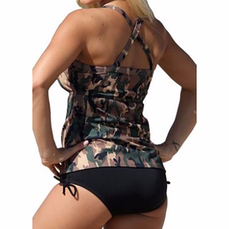 New-Swimwear-dress-Bandage-Bikinis-Push-Up-Maillot-De-Bain-Sexy-Bathing-Suit-Monokini-Camouflage-Tan-32768267302