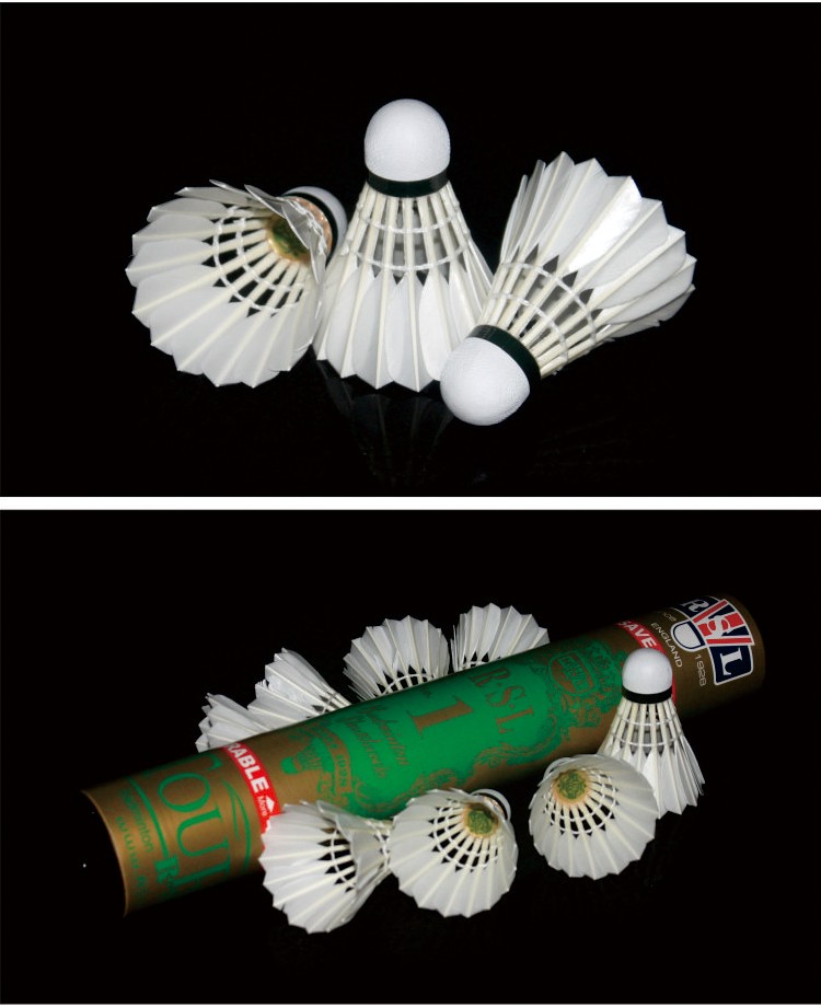 Original-RSL-badminton-shuttlecock-RSL1-Feather-ShuttlecockBest-Durability-top-grade-Cigu-duck-feath-32569198122