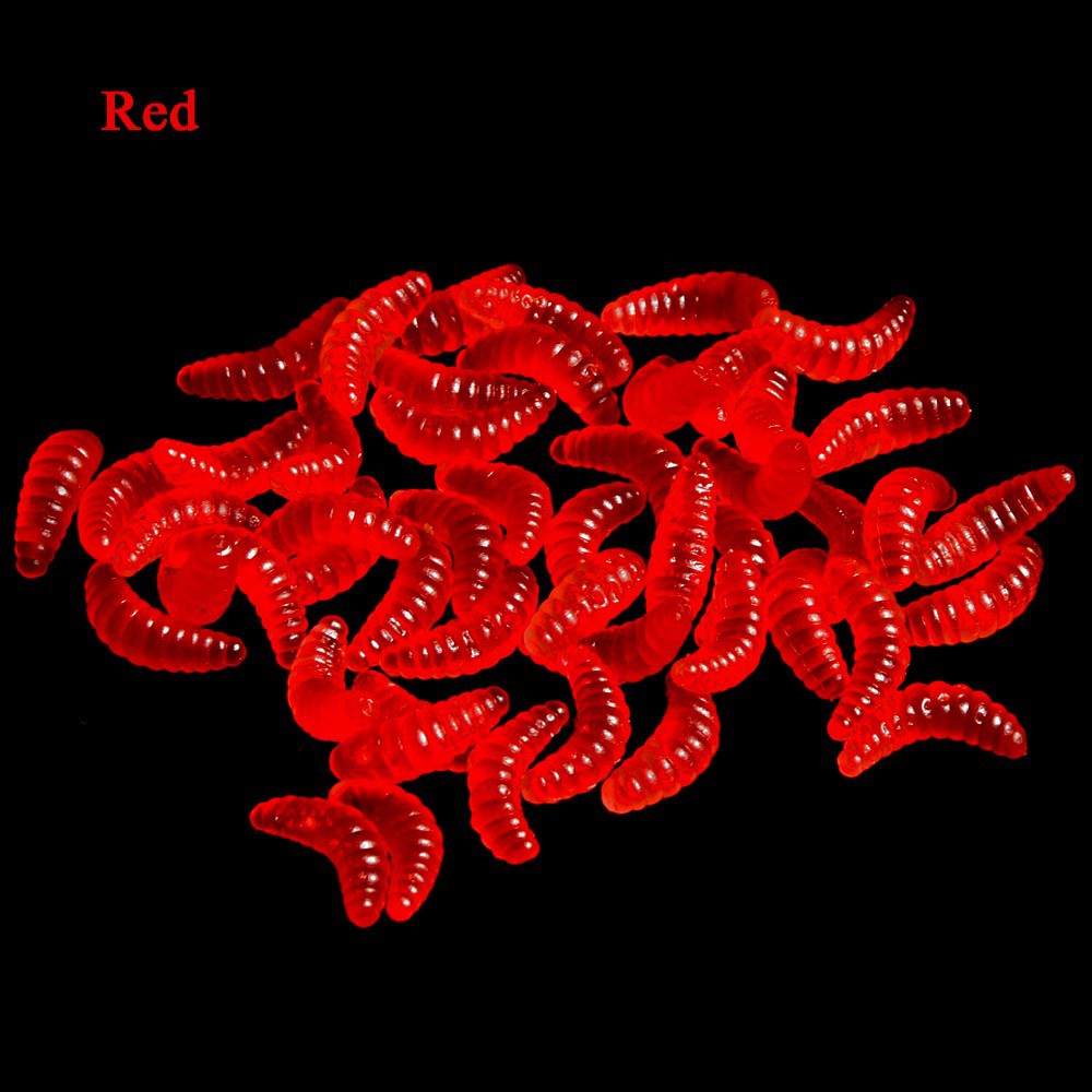 Promotion-soft-bait-100pcs-2cm-035-grams-maggot-Grub-Protein-Soft-Lure-Baits-Worm-Artificial-Fishing-1803031638