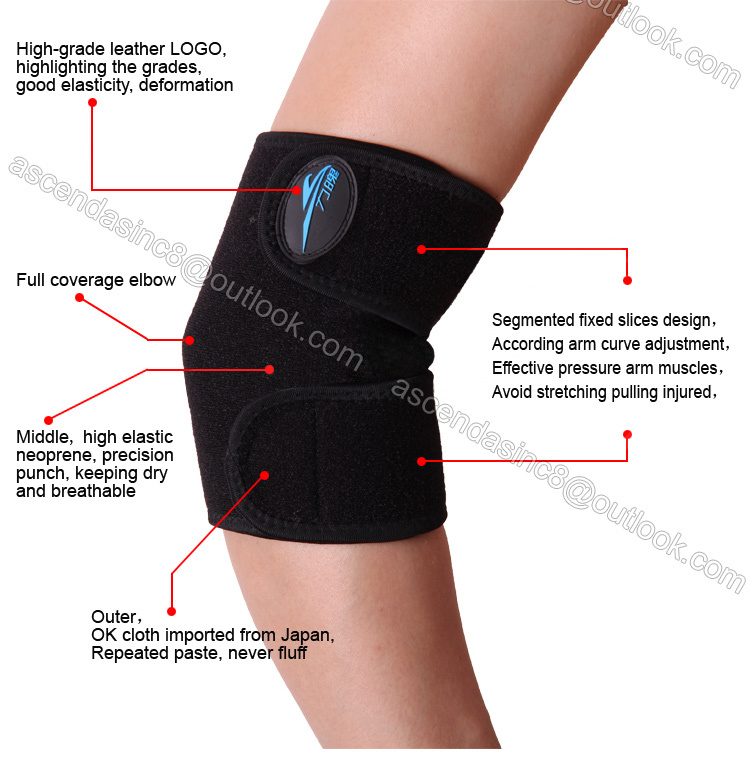 Right-Elbow-brace-relief-elbow-pain-adjustable-elastic-Strong-Sports-Badminton-elbow-support-protect-32238051538