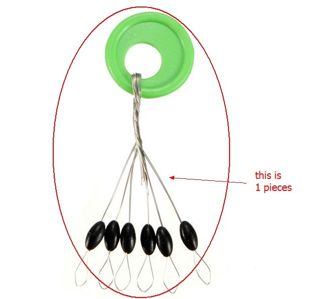 Rompin-10-set-Size-SSSML-Black-Rubber-Oval-Stopper-Fishing-Bobber-Float-Space-bean-Stopper-Folat-Lin-32692296417