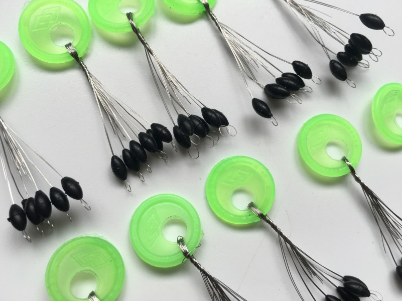 Rompin-10-set-Size-SSSML-Black-Rubber-Oval-Stopper-Fishing-Bobber-Float-Space-bean-Stopper-Folat-Lin-32692296417