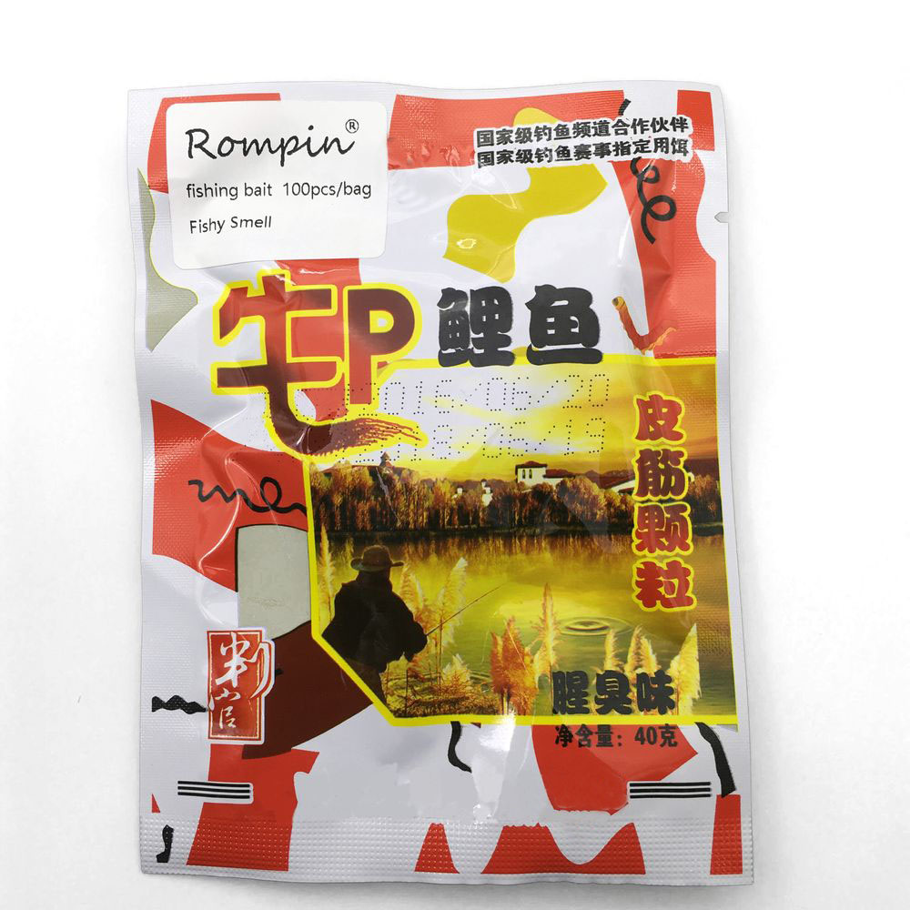 Rompin-100pcsbag-Red-carp-fishing-bait-smell-Grass-Carp-Baits-Fishing-Baits-lure-formula-insect-part-32612395688