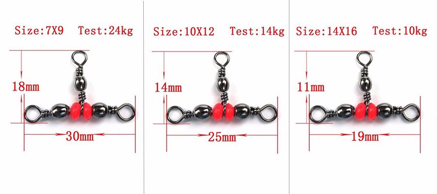 Rompin-20Pcslot-3-Way-Fishing-Rolling-Brass-Barrel-Triple-Swivels-Bearing-Connector-Solid-Ring-Fishi-32659977381