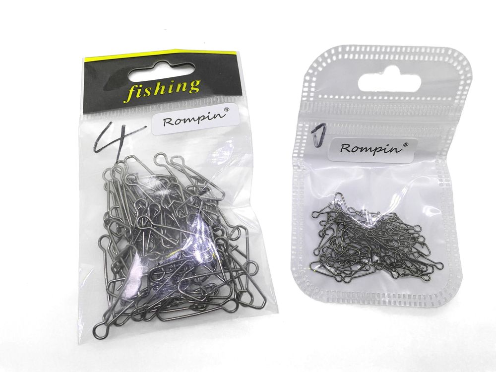 Rompin-50pcs-Stainless-Steel-Fishing-swivels-Hooked-Snaps-size0-6-Fishing-Hook-Line-Connector-sea-Sw-32656867220