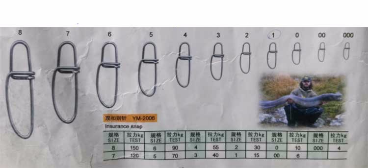 Rompin-50pcslot-Stainless-Steel-insurance-crosslock-snap-Fishing-hooks-Fishing-Snap-size-0-6-fishing-32758529285