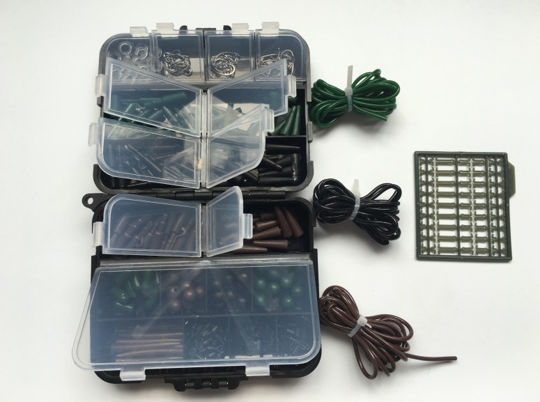 Rompin-Carp-Fishing-tackle-box-Hair-Rig-Combo-box-Accessories-Hooks-Rubber-Tubes-Swivels-Beads-Sleev-32611618724