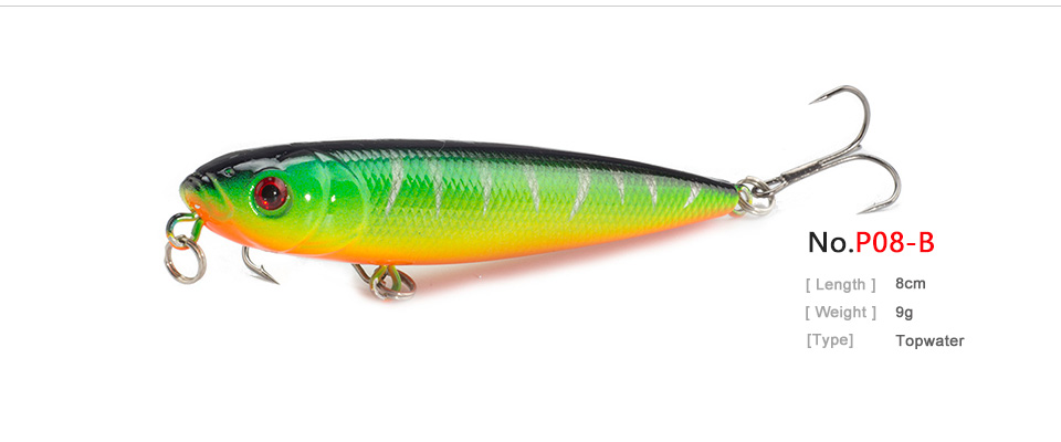 SEALURER-1pcs-9g-8cm-3D--Eyes-Pencil-Lure-Topwater-Dog--Pike-Fishing-Lures-Saltwater-Minnow-vivid-sw-32429265376