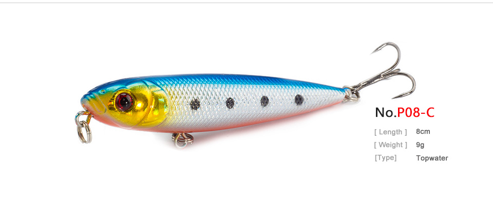 SEALURER-1pcs-9g-8cm-3D--Eyes-Pencil-Lure-Topwater-Dog--Pike-Fishing-Lures-Saltwater-Minnow-vivid-sw-32429265376