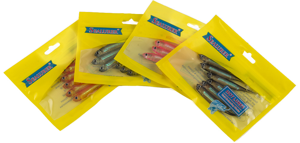 SEALURER-Soft-Lure-6pcslot-22g75mm-for-Fishing-Shad-Fishing-Worm-Swimbaits-Jig-Head-Soft-Lure-Fly-Fi-32760519664