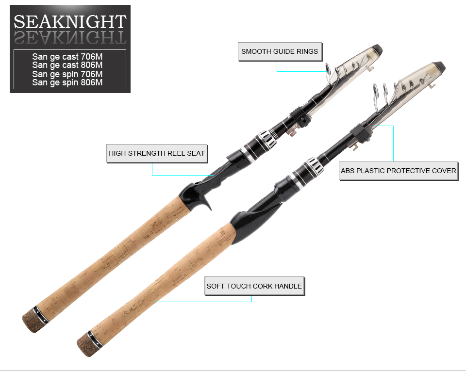 SeaKnight-Sange-Fishing-Rod-2017-2124m-M-Power-Carbon-Fiber-BaitCasting-Rods-Fishing-Travel-Bait-Spi-32791799851