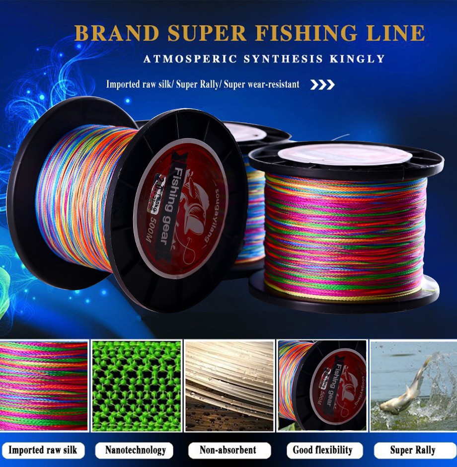 Sougayilang-No04-8-500M-Braided-Fishing-Line-Colorful-Multifilament-PE-Braided-Wire-12-70LB-Super-St-32434774829